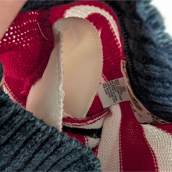 Vintage Tiara Stars & Stripes Sweater Womens Size XL Patriotic USA Long Sleeve - Picture 5 of 11